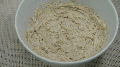 Almendras, aceite de coco y yogur