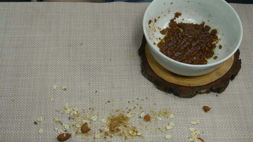 Panela, aceite de oliva y miel