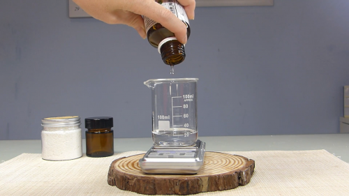 glicerina vegetal y agua destilada