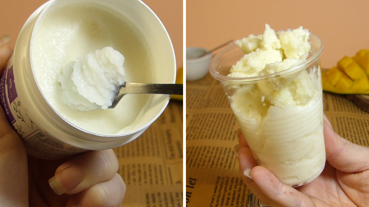 manteca de mango y manteca de oliva