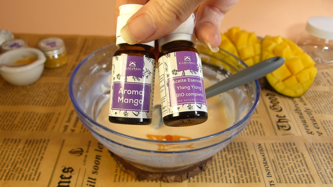 aroma de mango y aceite esecial de ylang ylang