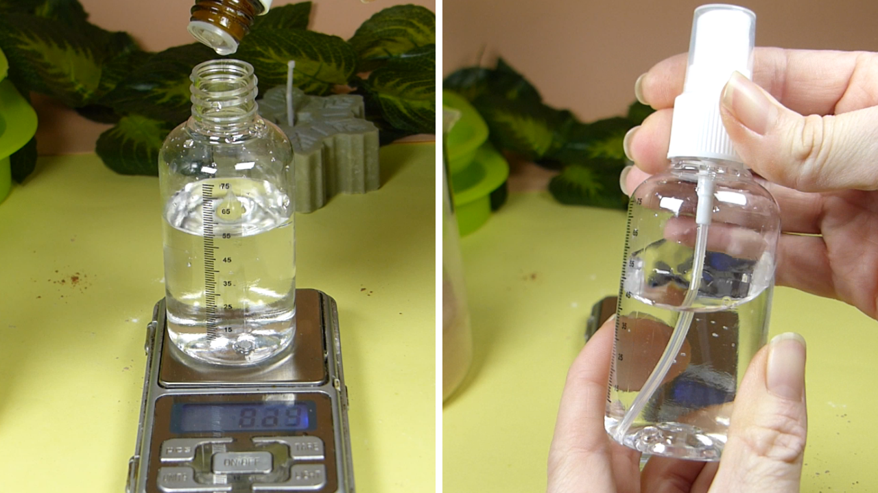 agua destilada y conservante hidrosoluble