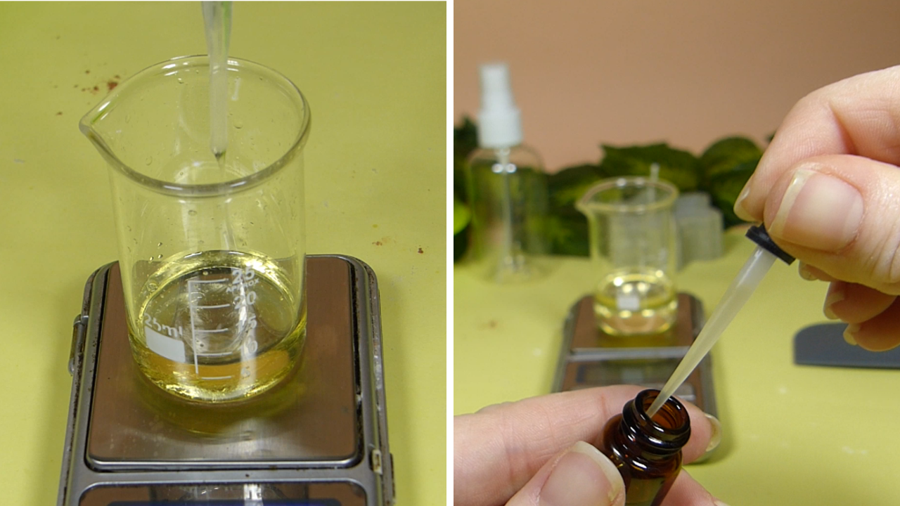 aceites vegetales y aceite esencial